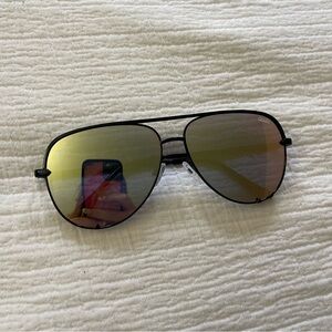 QUAY Large High Key 126 Aviator Sunglasses